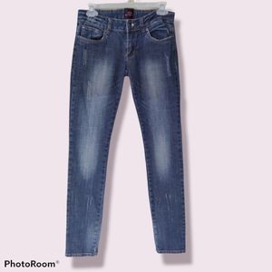bebe Factory Distressed Skinny Jeans